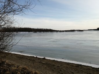 Голова ледохода на Оби находится в Кожевниковском районе Томской области