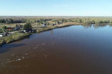 Подтопило во время паводка