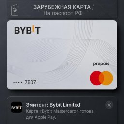 Новая услуга на рынке РФ: виртуальная Mastercard BYBIT с удаленным оформлением по паспорту Новая услуга на рынке РФ: виртуальная Mastercard BYBIT с удаленным оформлением по паспорту