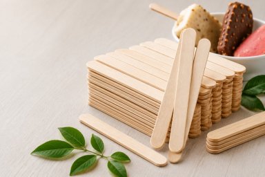 Изготовление палочек для мороженого становится более технологичным процессом Изготовление палочек для мороженого становится более технологичным процессом